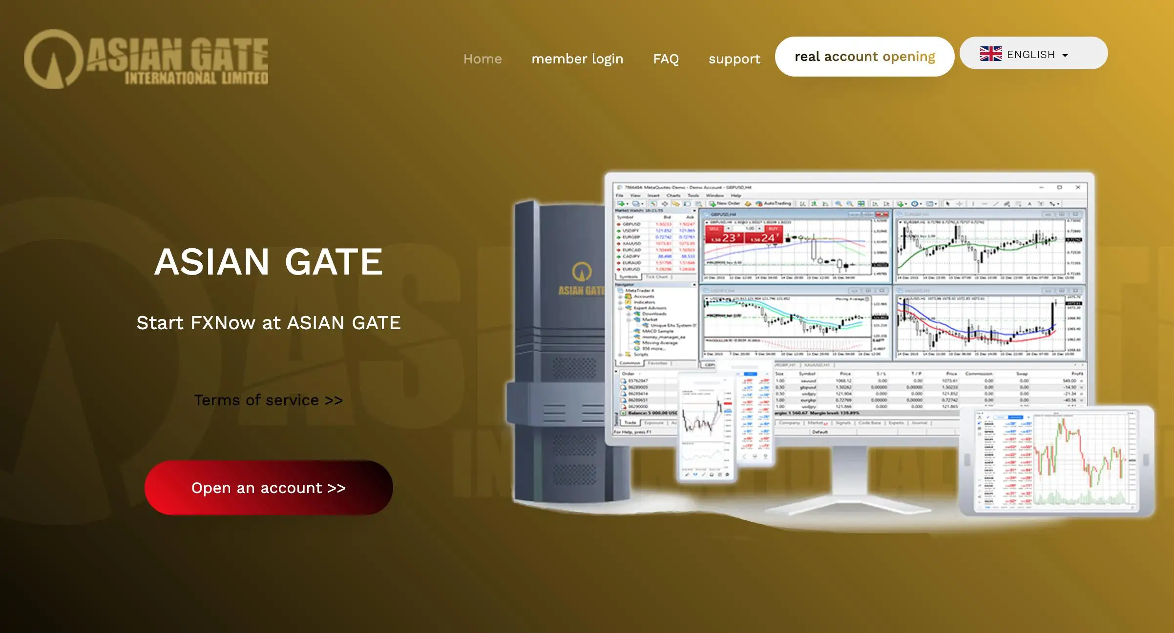 ASIAN GATE's homepage