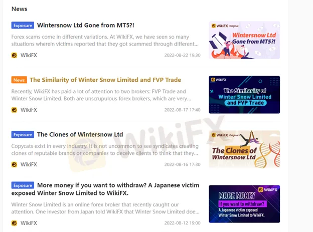 winterSnow Forex News