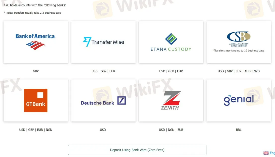 Deposit & Withdrawal Deposit & Withdrawal
