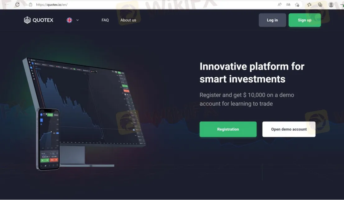 home page