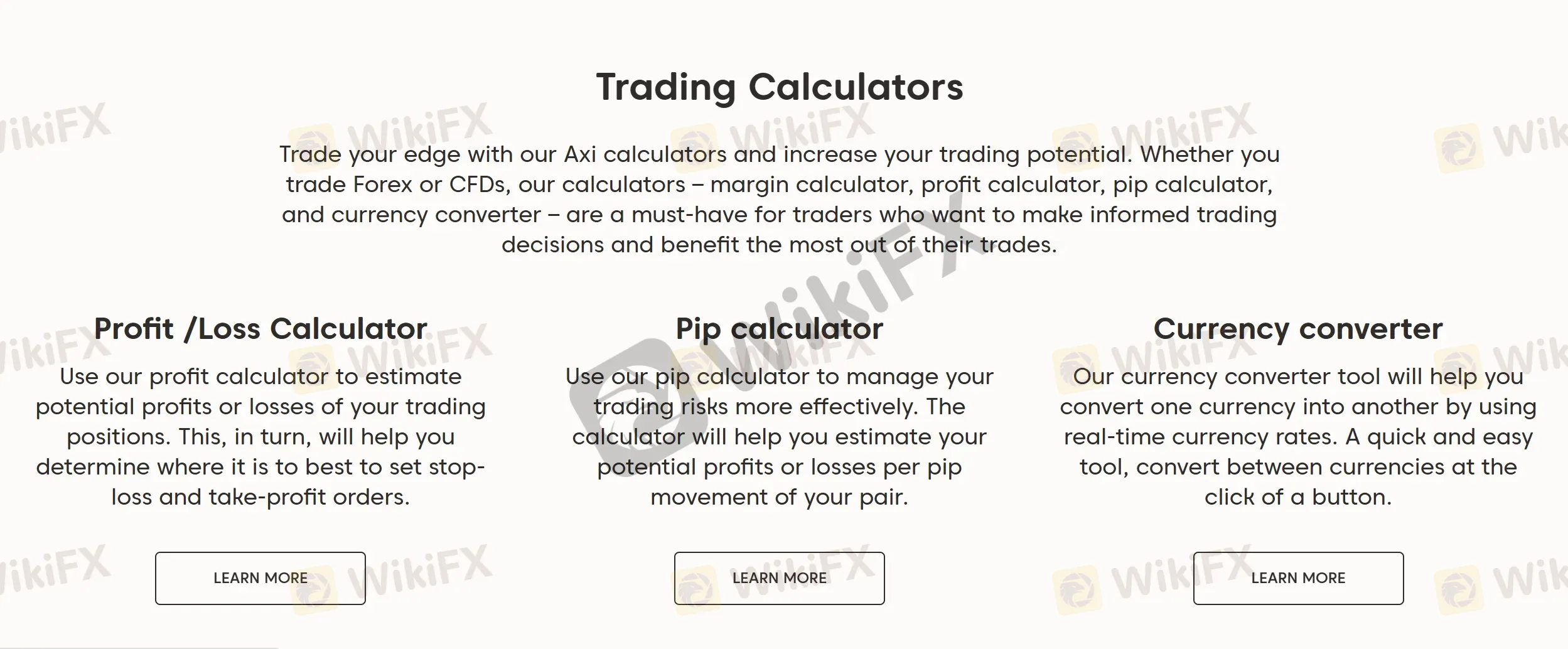 Trading Calculators