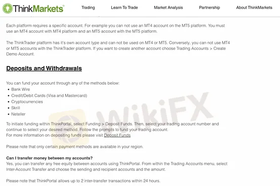 deposit and withdrawal deposit and withdrawal