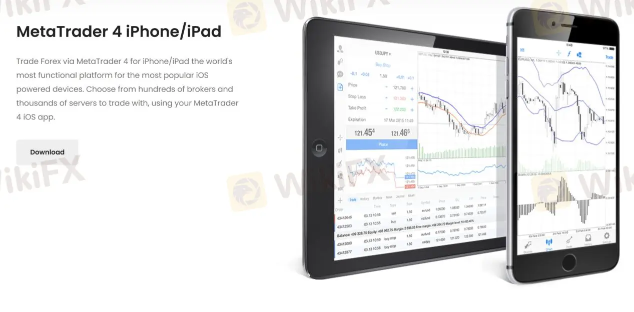 MT4 untuk iPhone/iPad