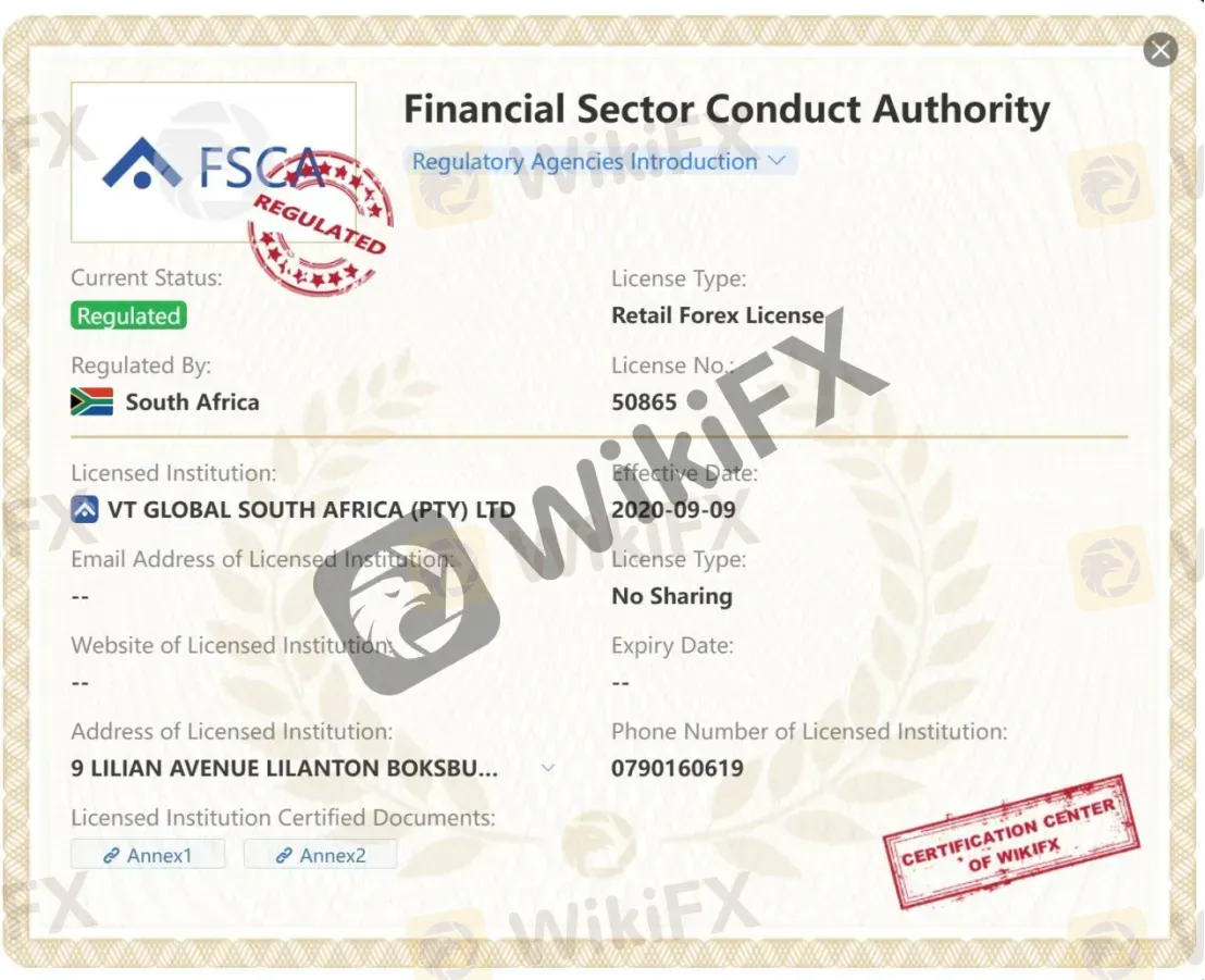 Financial Sector Conduct Authority - FSCA