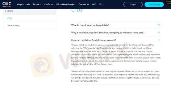 deposits and withdrawals 