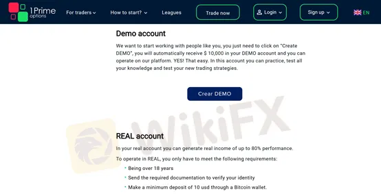 a Demo account and a Real account a Demo account and a Real account