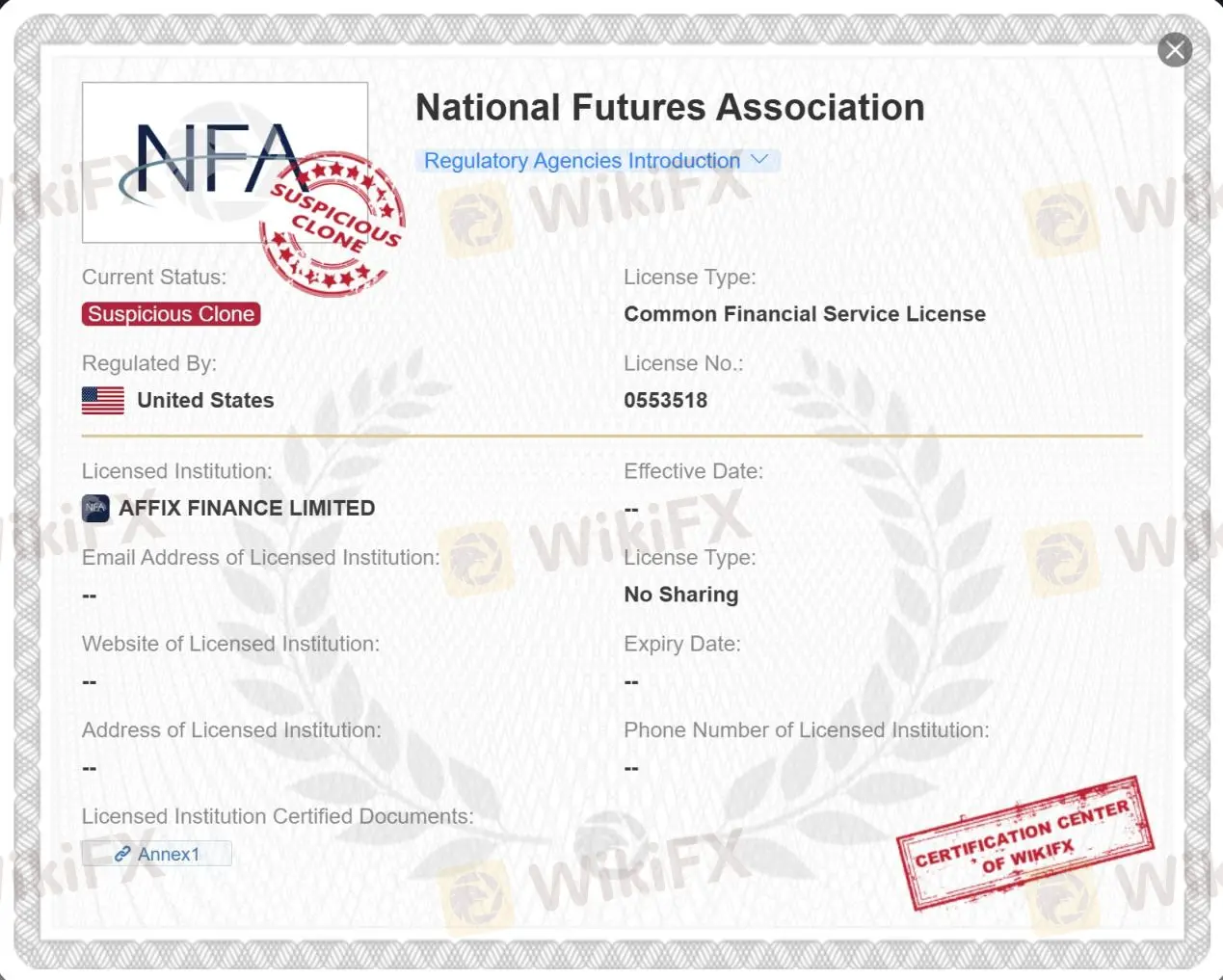 NFA license