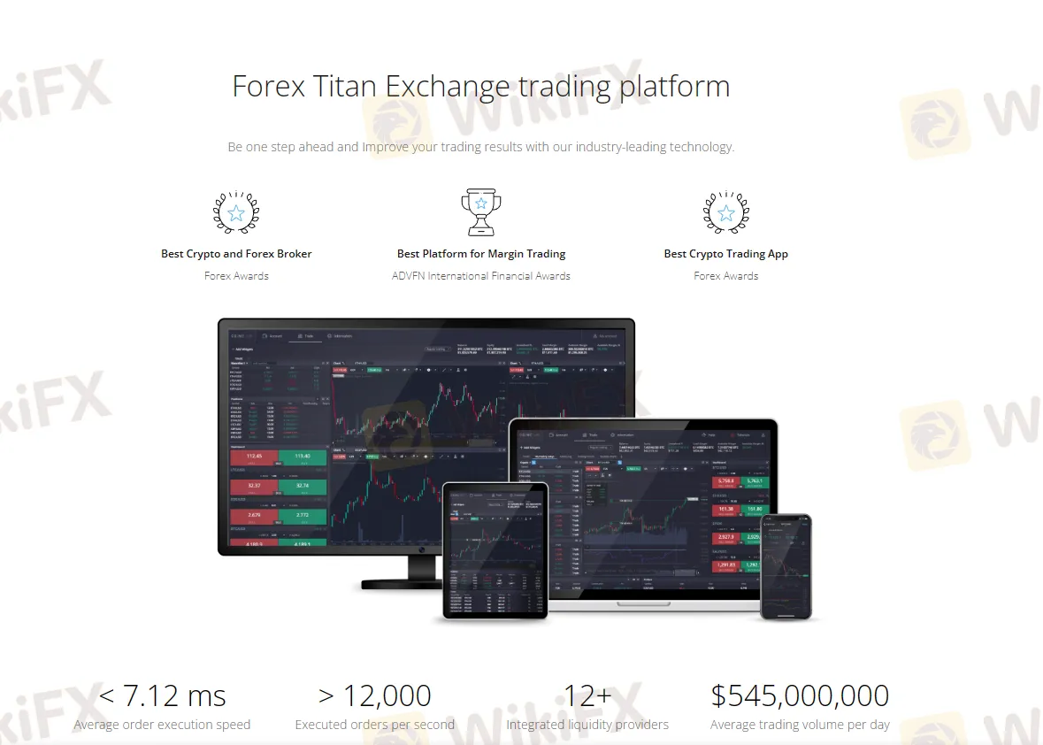 Forex Titan Exchange Inc Web Trader platform