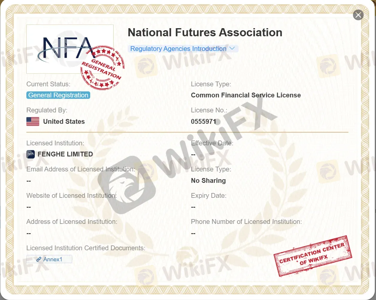 NFA license NFA license
