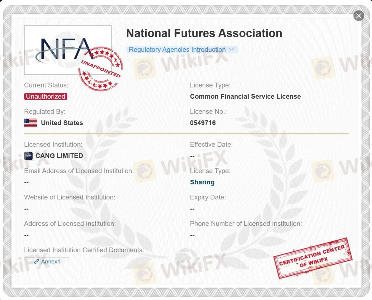 NFA license