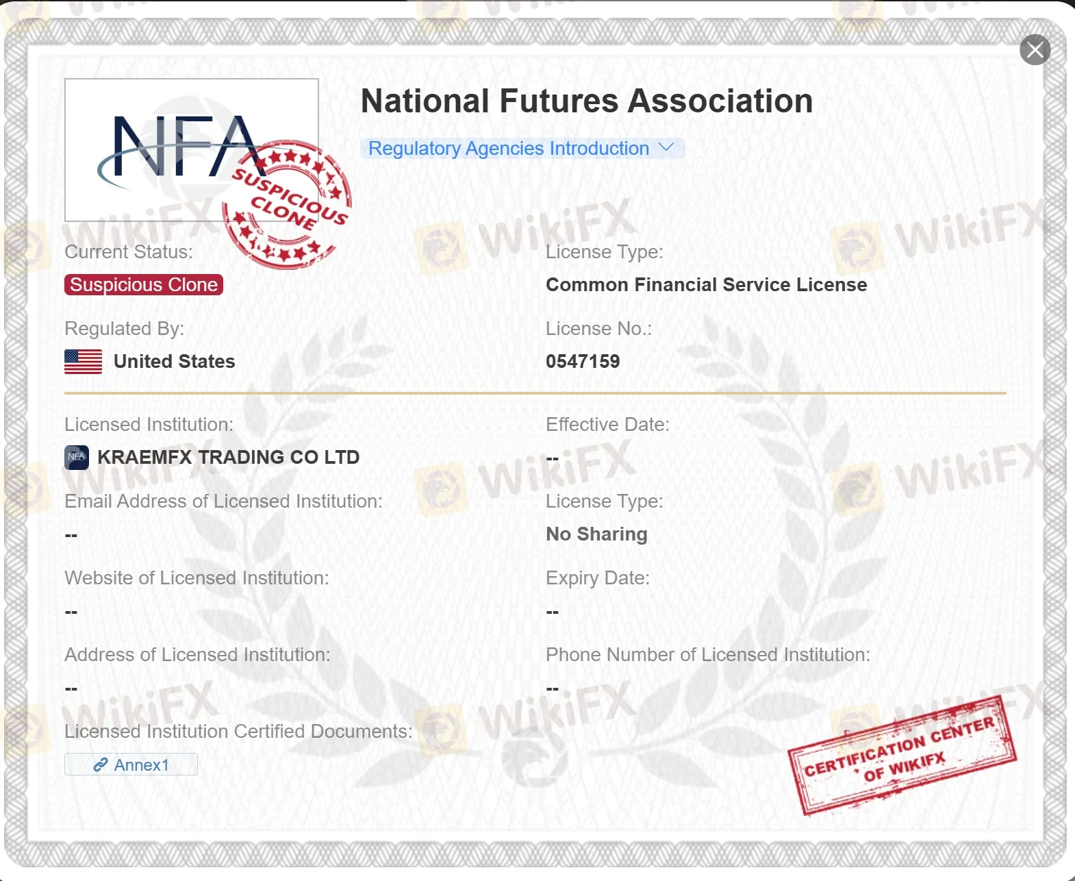 NFA license