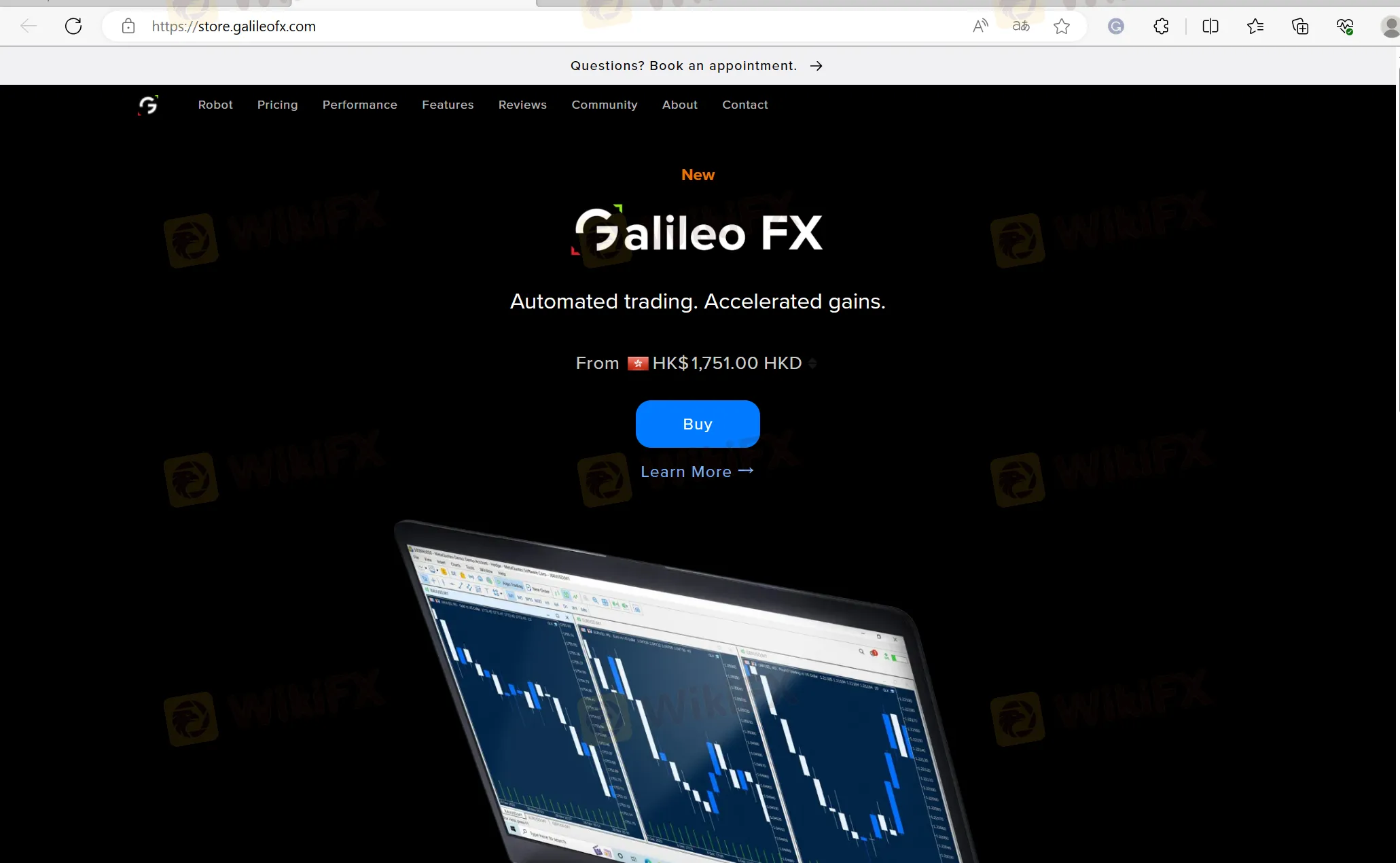 Galileo FX's home page