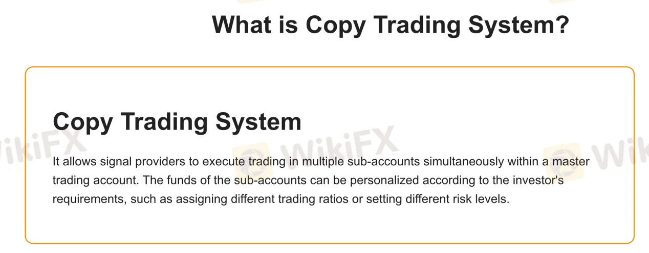 Copy Trading System