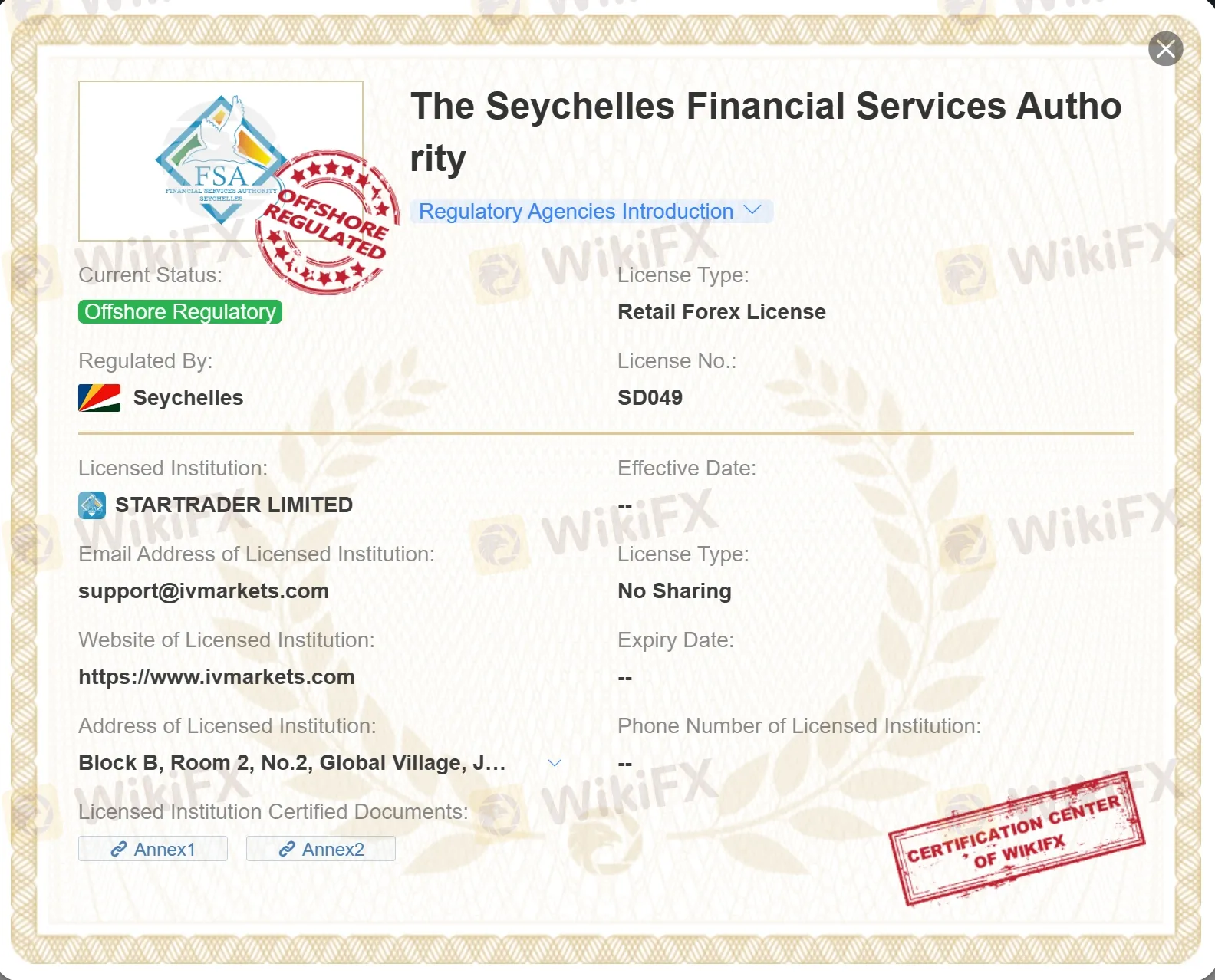 offshore regulated by FSA offshore regulated by FSA