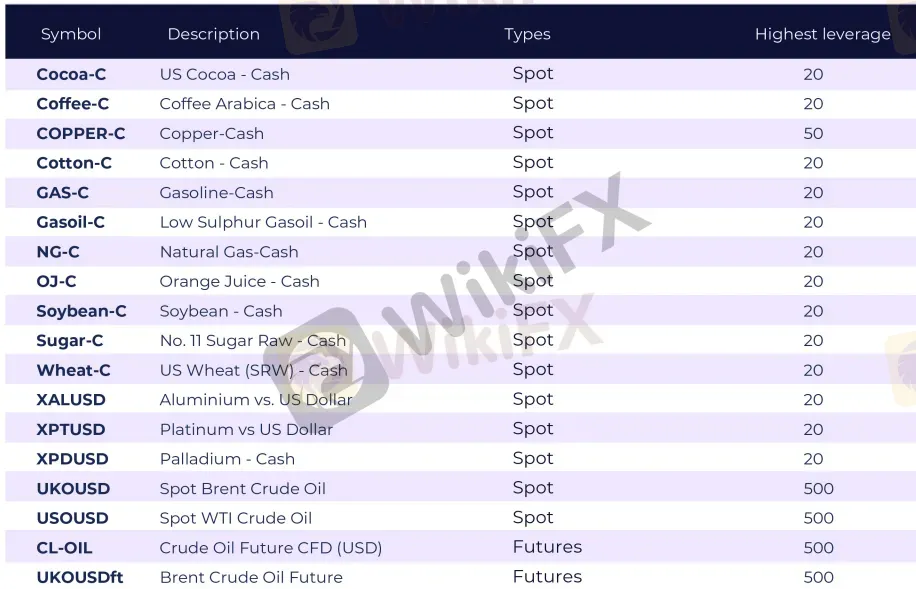 Leverage details