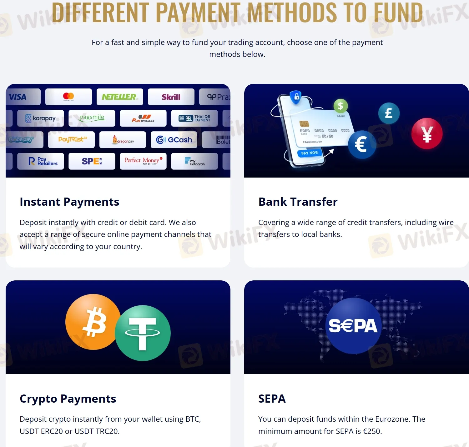 payment methods