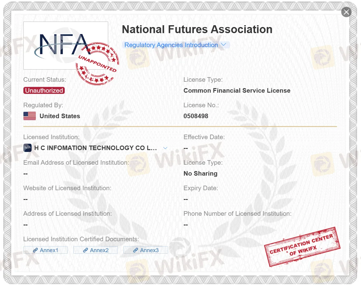 unauthorized NFA license unauthorized NFA license