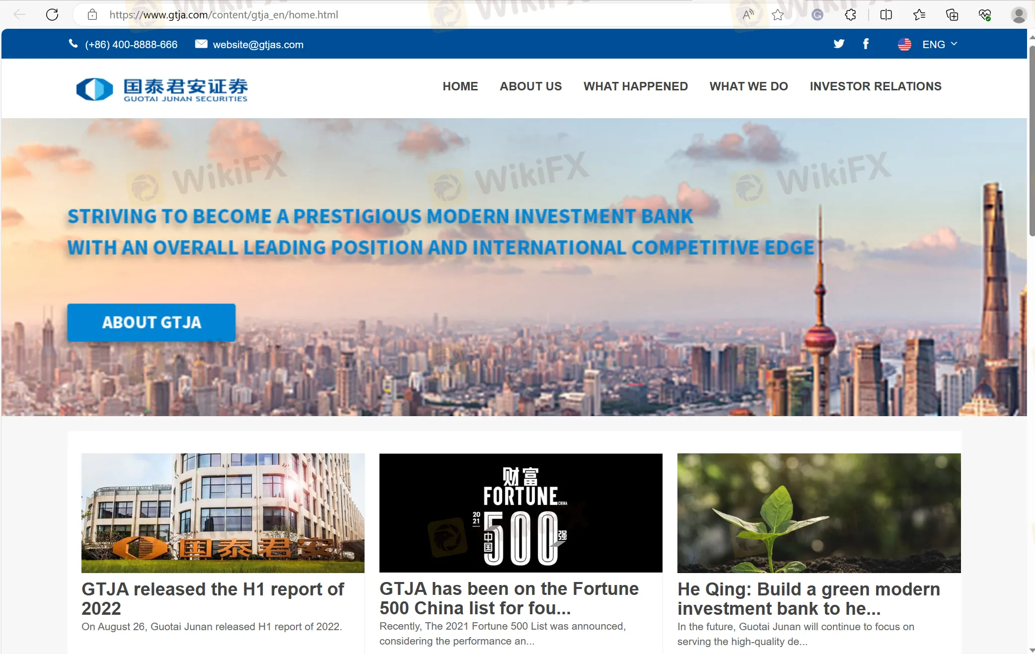 GTJA's home page