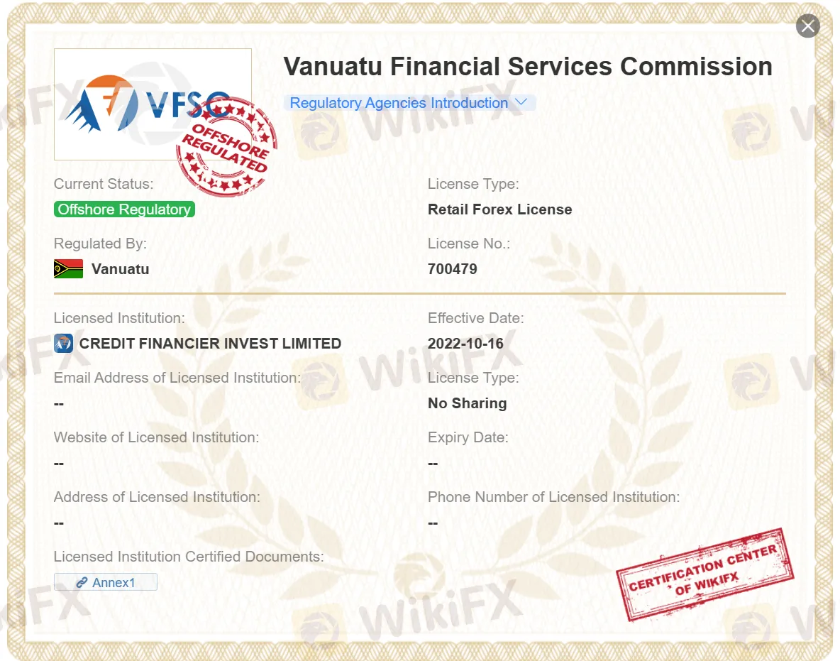 offshore regulated by VFSC offshore regulated by VFSC