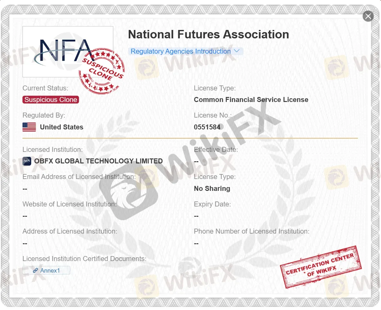 licence NFA clone suspecte