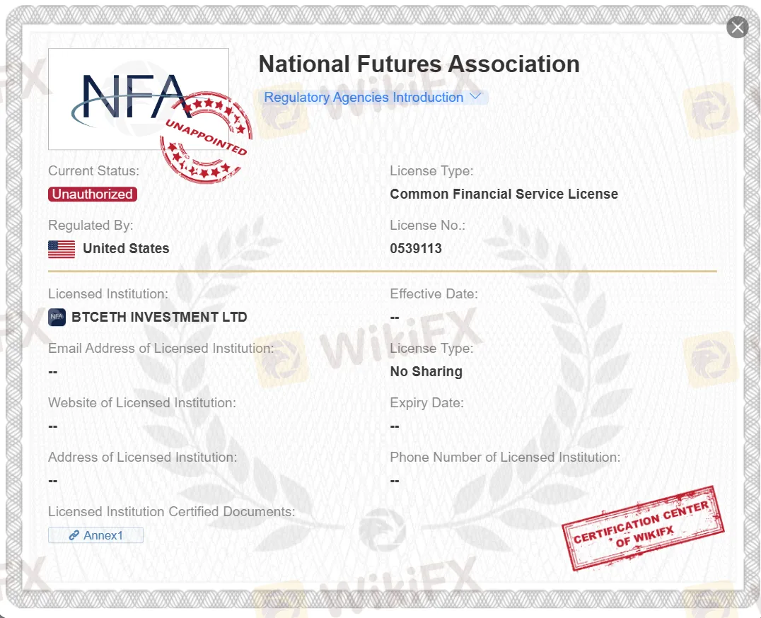 unauthorized NFA license