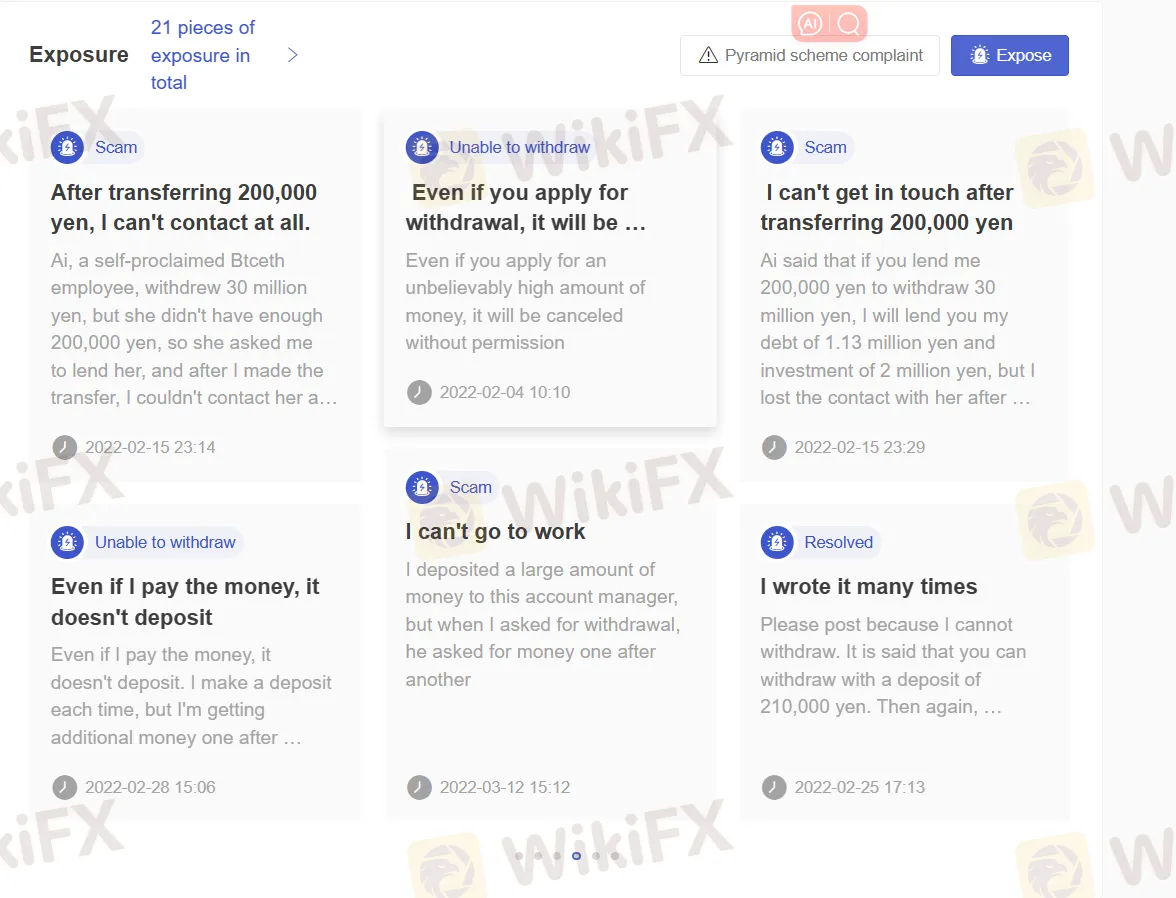 User Exposure on WikiFX