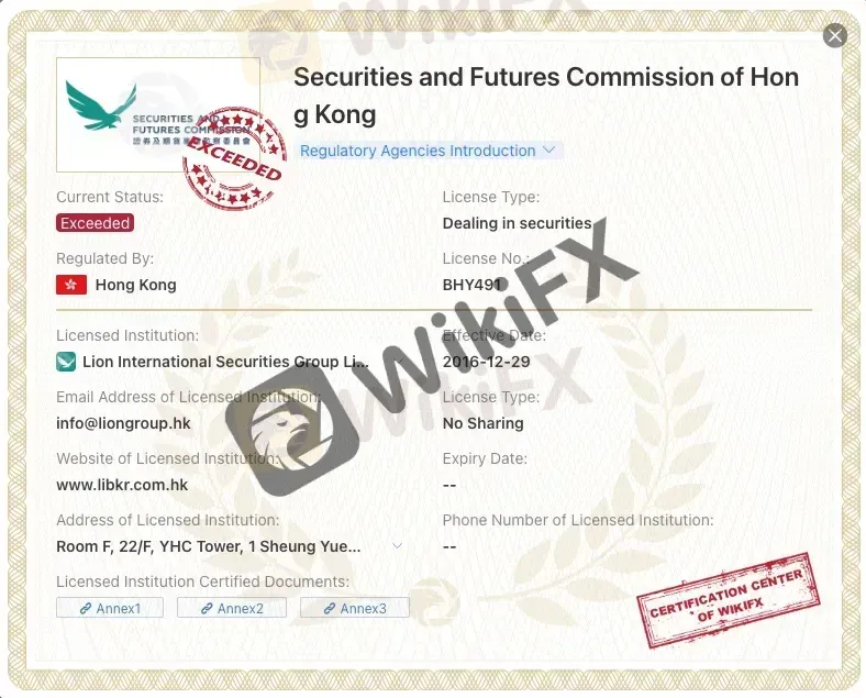 Regulatory Status Regulatory Status