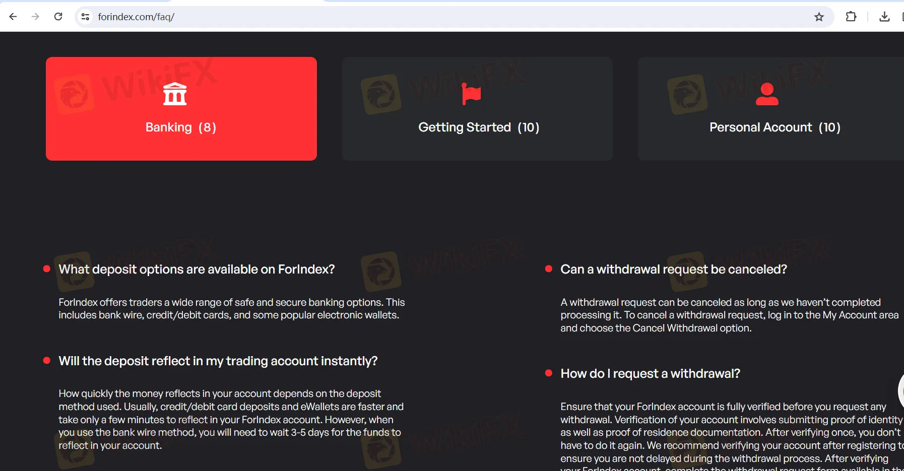 Deposit- Withdrawal Deposit- Withdrawal