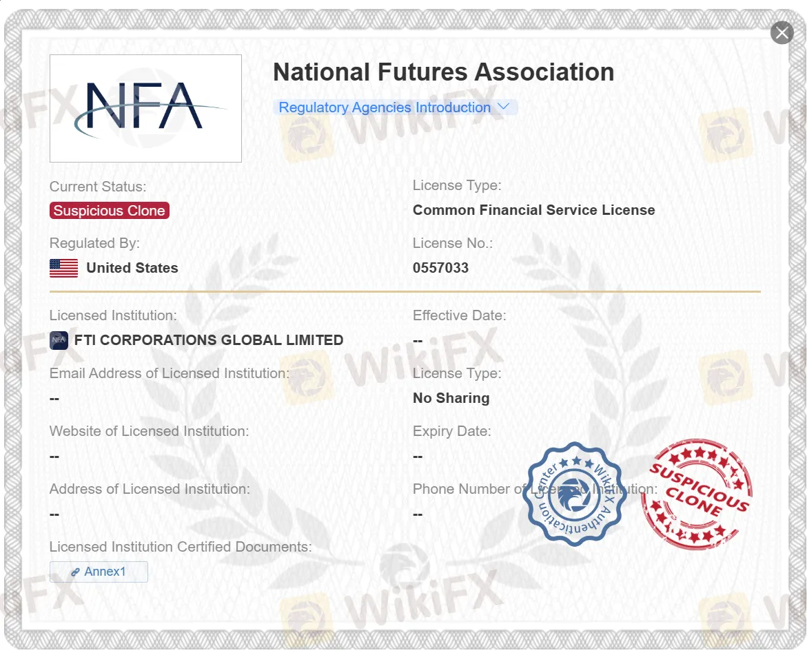 licence de clone suspecte NFA