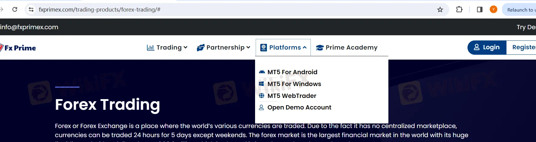 Plateformes de trading