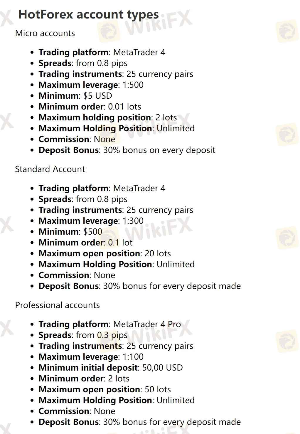 Account Types