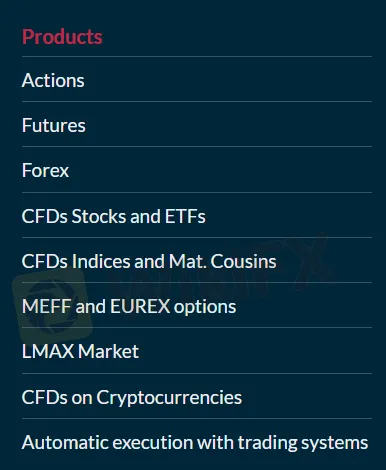 Instruments de trading