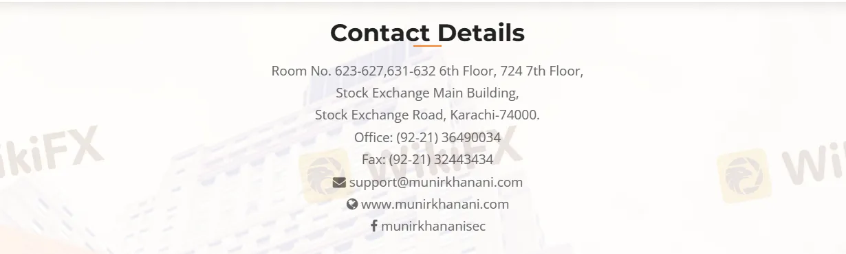 contact details