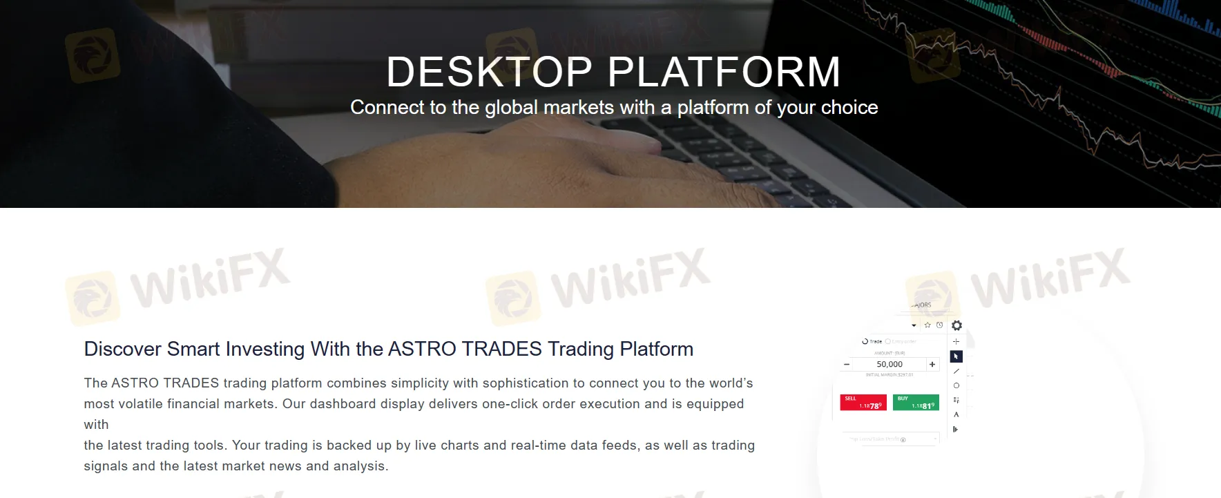 Plataforma de Trading de Escritorio ASTRO TRADES