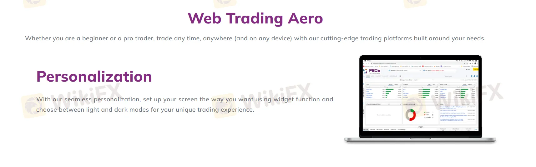 Web-Based Trading Aero