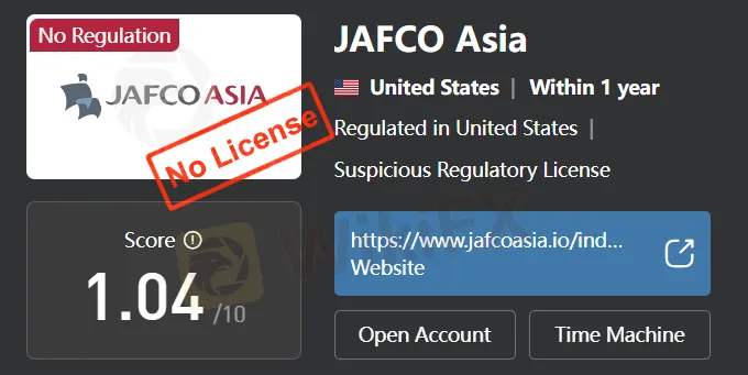 JAFCO Asia 是否合法？