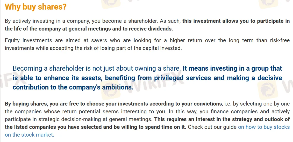 Why buy shares? Why buy shares?