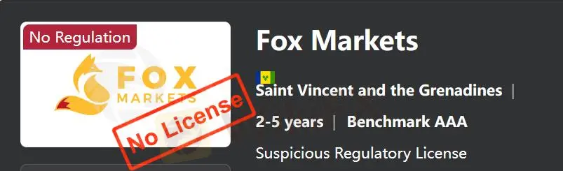 Est-ce que Fox Markets est légitime?