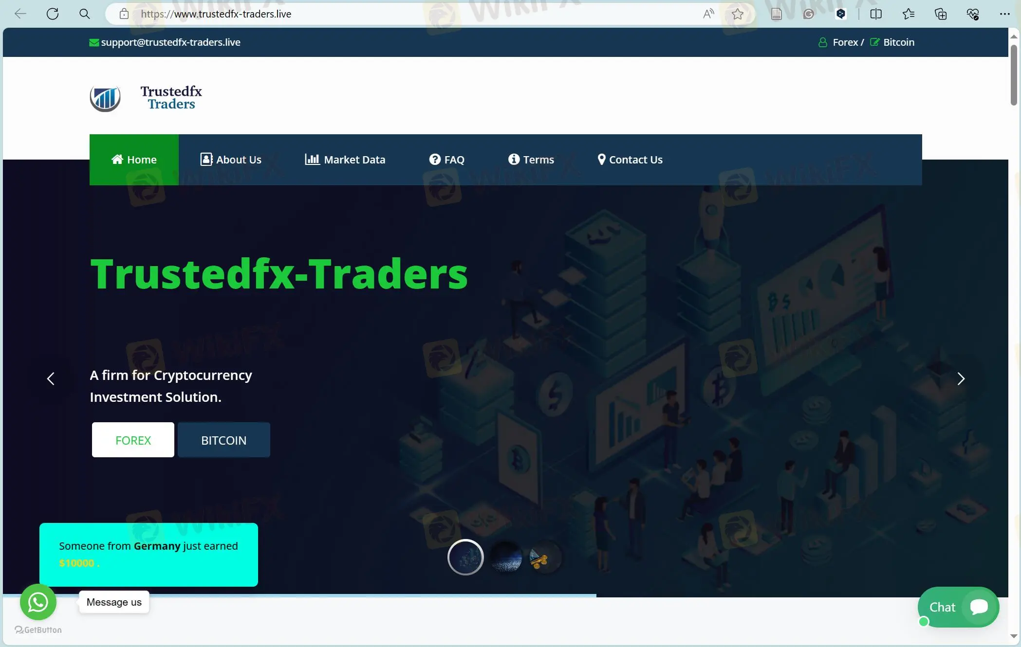 Trustedfx-Traders' homepage