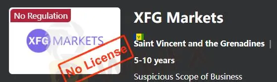 O XFG Markets é legítimo ou uma fraude?