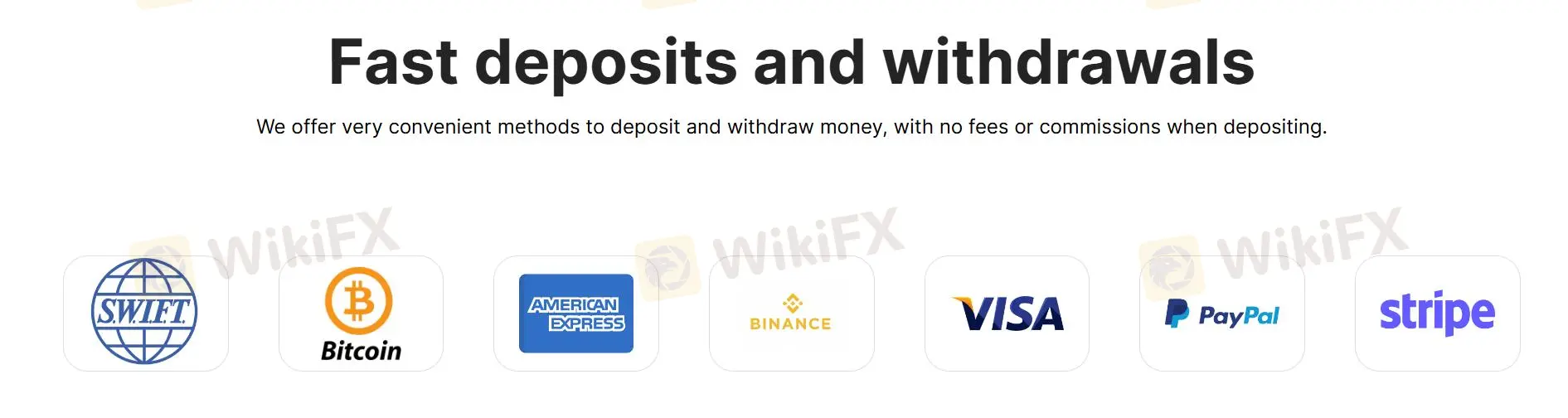 Deposit and Withdrawal