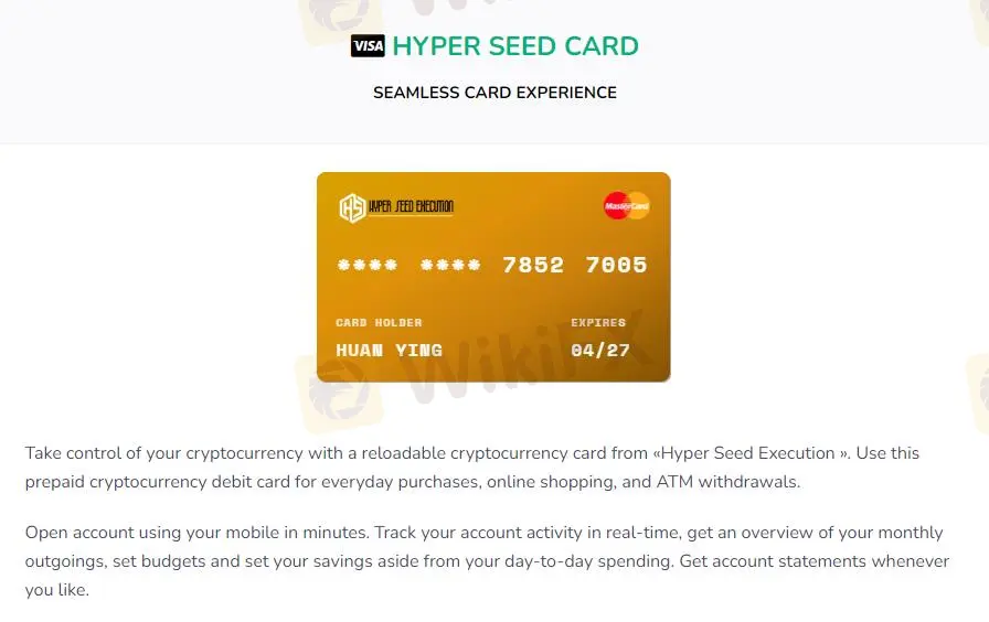 Tarjeta Hyper Seed