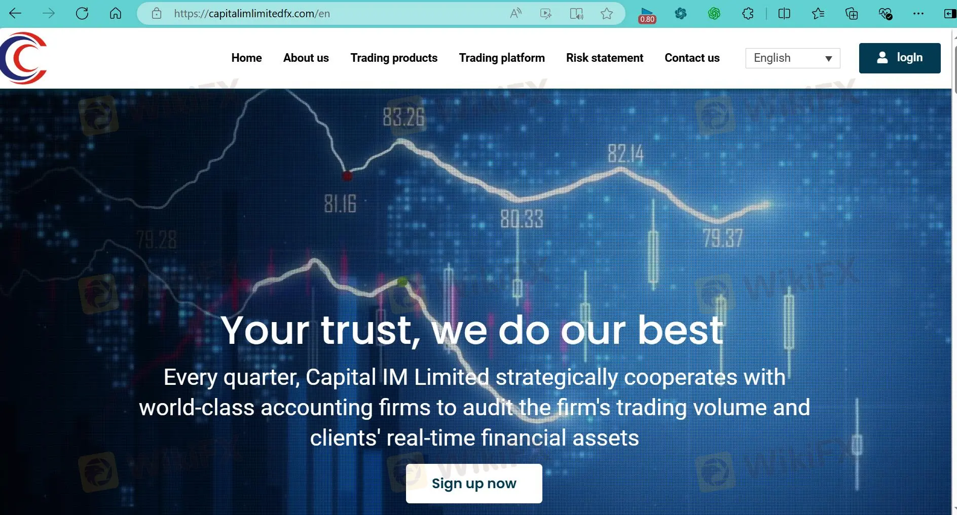 Capital IM's homepage