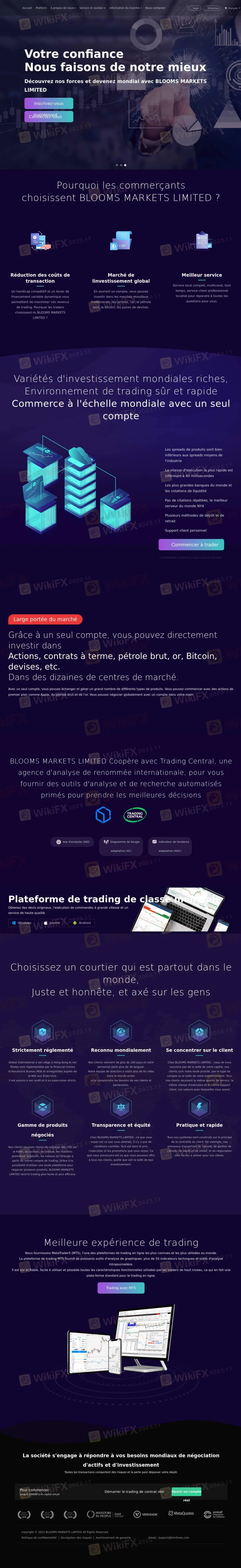 Informações sobre a BLOOMS MARKETS