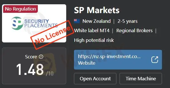 SP Markets เป็นโบรกเกอร์ถูกต้องหรือหลอกลวง?