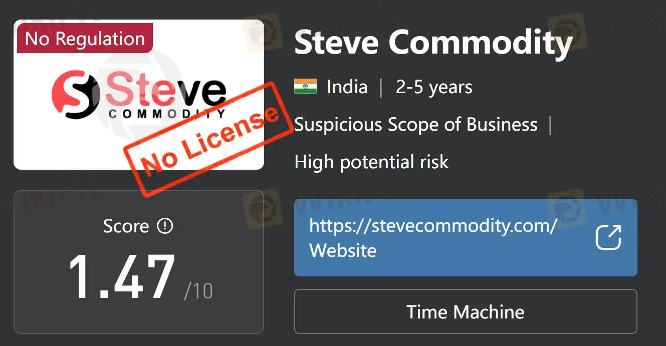 Steve Commodity 은 합법인가 사기인가?