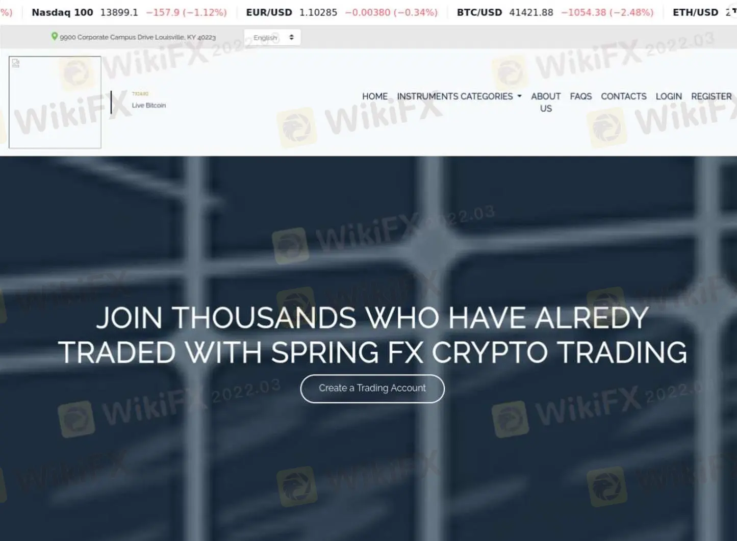Informasi SPRING FX CRYPTO TRADING