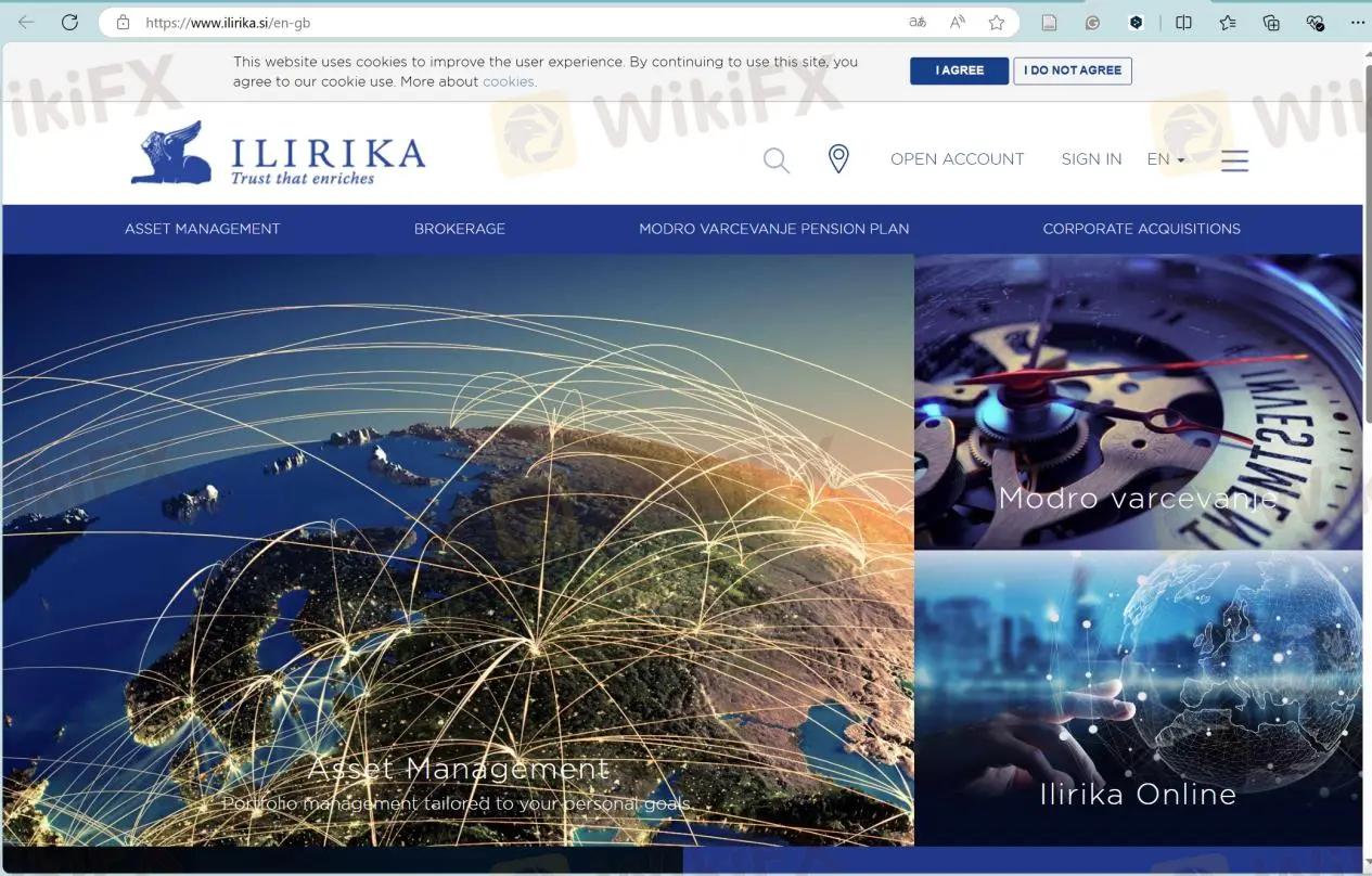 Домашняя страница ILIRIKA