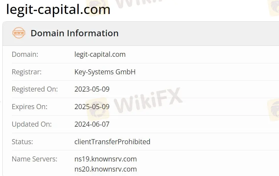 هل legit-capital.com شرعية؟