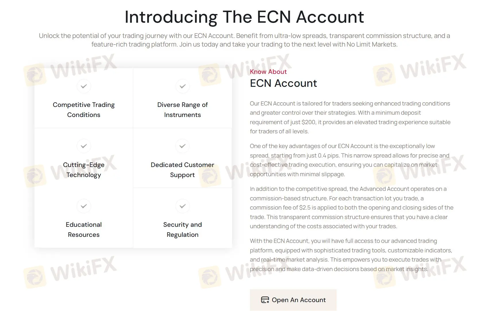 ECN account detail